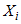 X sub i
